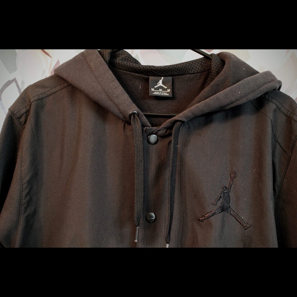 Button up Jordan hoodie